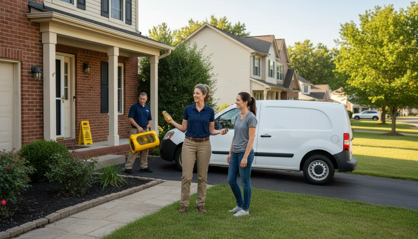 Residential water damage restoration in Newbury Park, CA